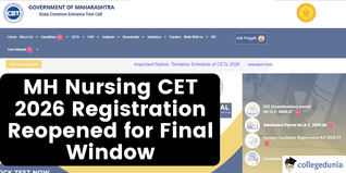MH Nursing CET 2026 Registration Reopened for Final Window; Apply by April 4 @cetcell.mahacet.org